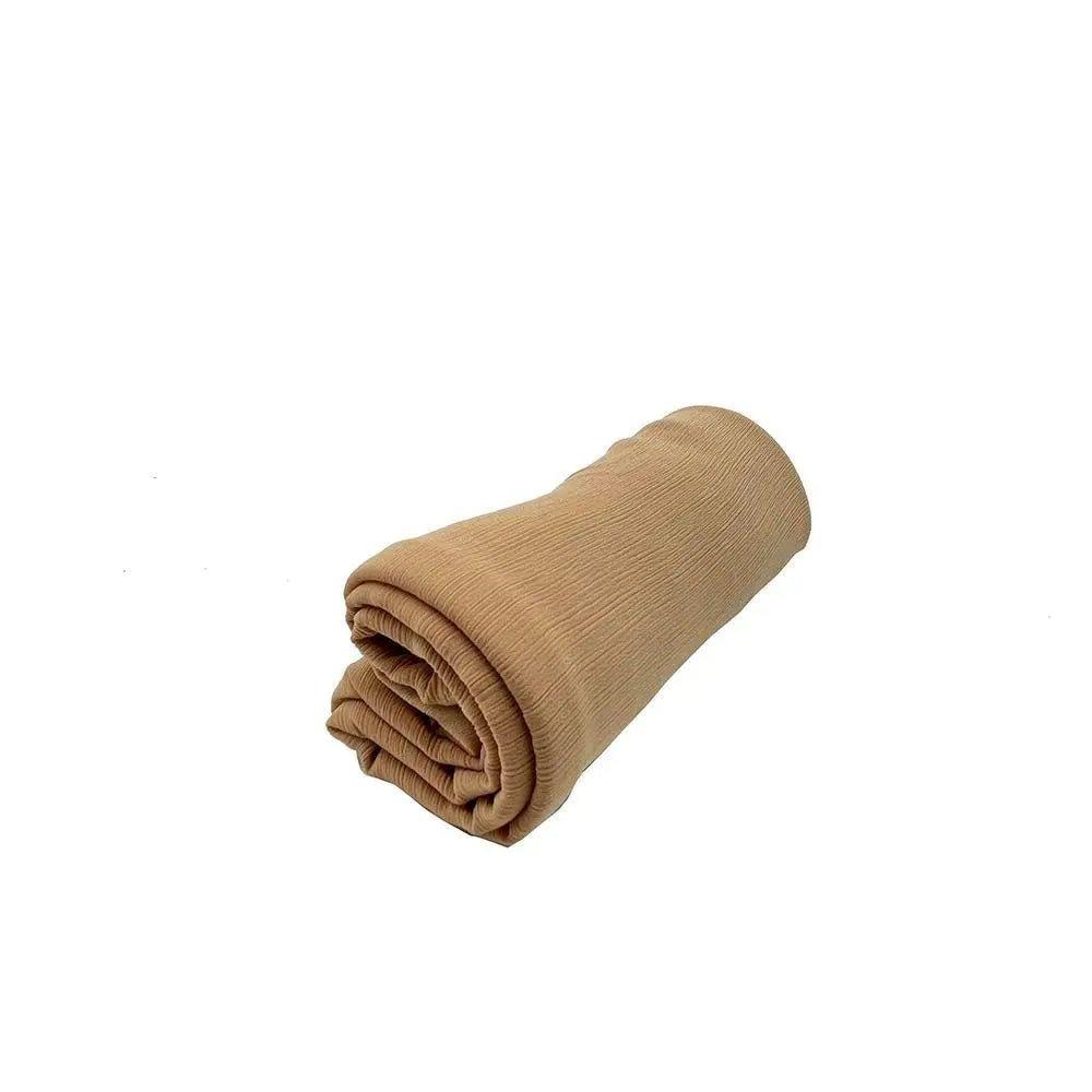 Crepe Scarf Crinkle Chiffon Hijab for Women Shawls Ripple Pleated (MH003)