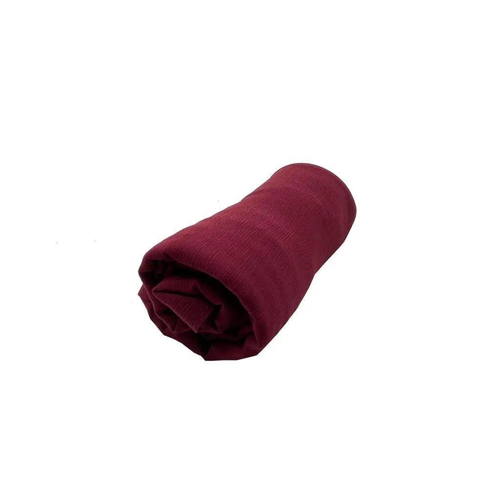 Crepe Scarf Crinkle Chiffon Hijab for Women Shawls Ripple Pleated (MH003)
