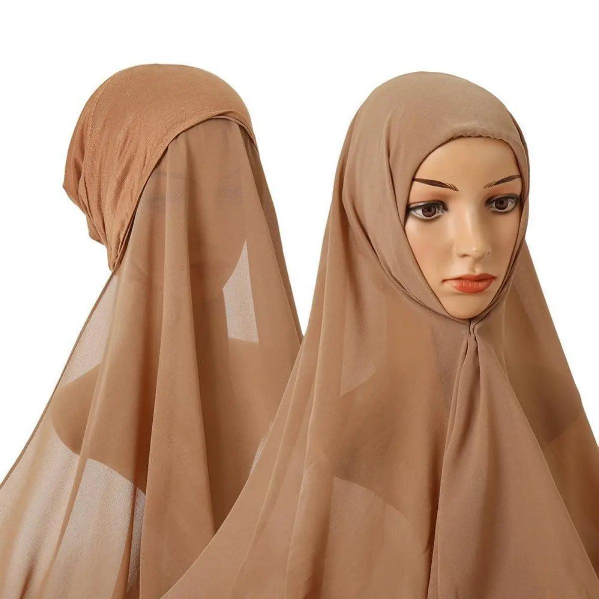 Chiffon Instant Hijab with Undercap (MH004)