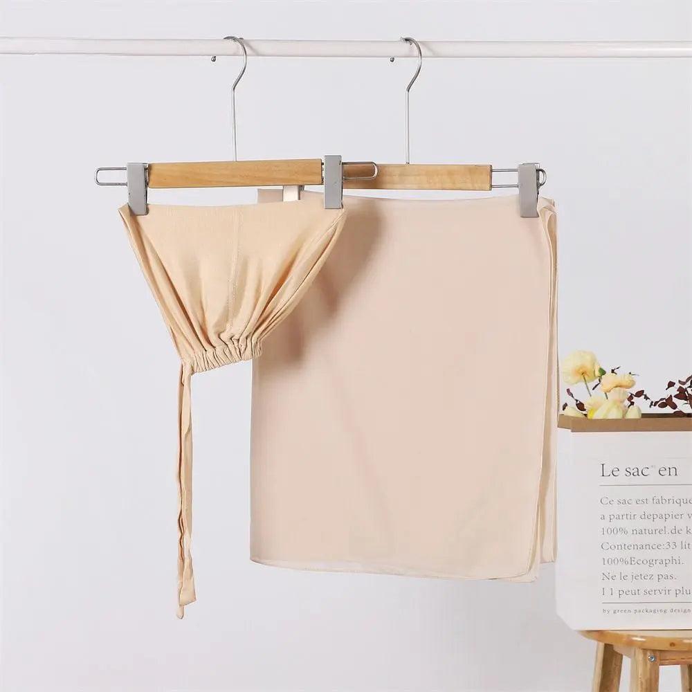 Chiffon Hijab with Cord Base Cap 2pcs Set (MH037)
