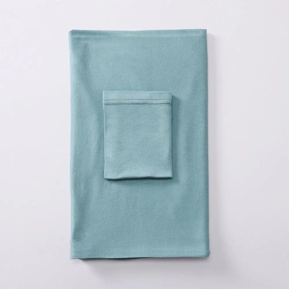 Solid Color Hijab With Basic Headscarf Cap (MH038)