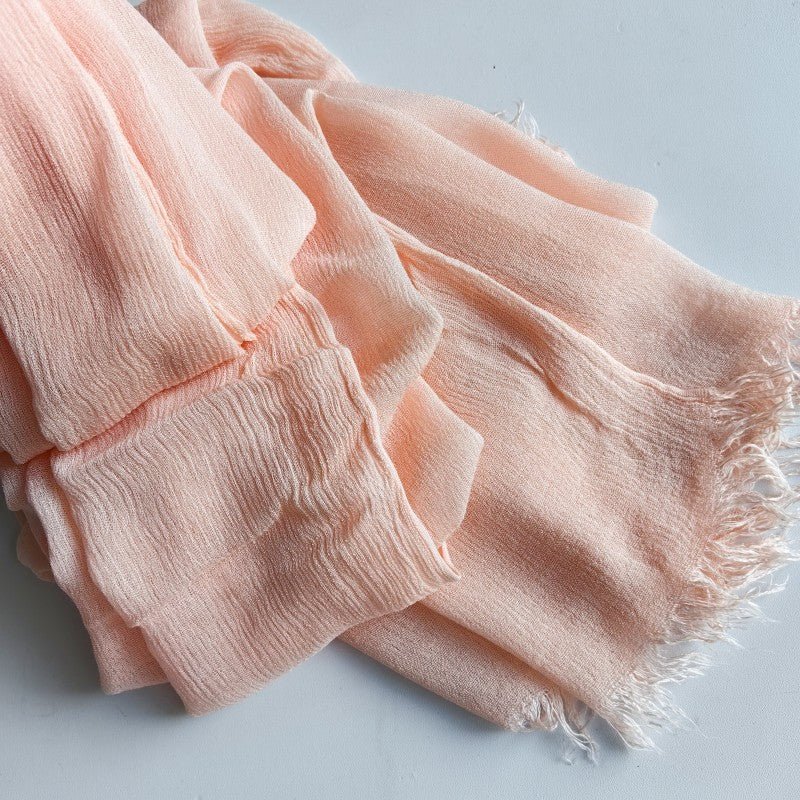 Cotton Tassel Hijab | Crepe Tassel Hijab (MH086)