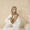 MH096 Printed Cashmere Touch Square Hijab