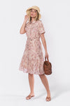 Miley Dress (Pink/Khaki)