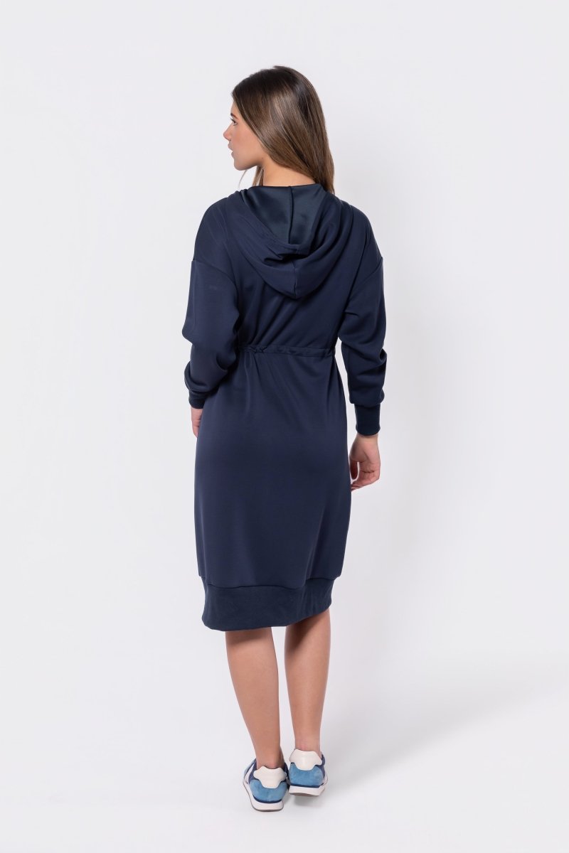 Mina Dress 42" (Navy)