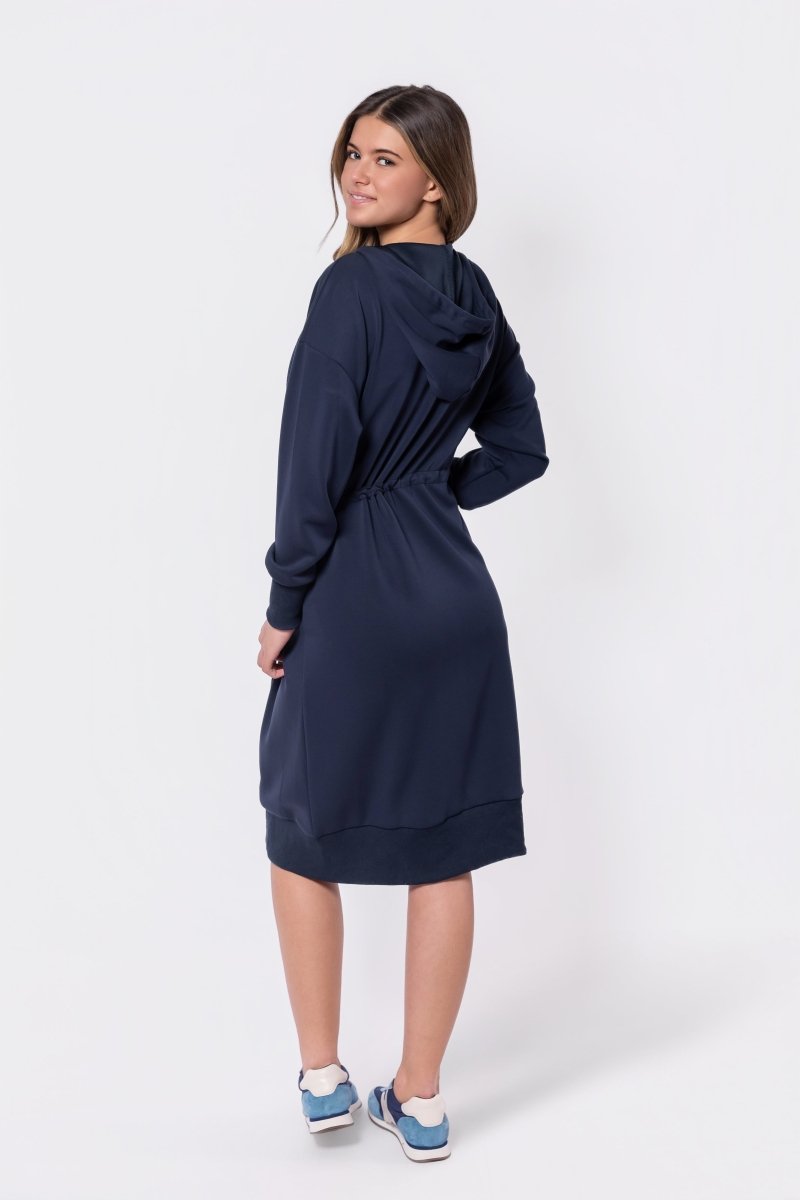 Mina Dress 42" (Navy)