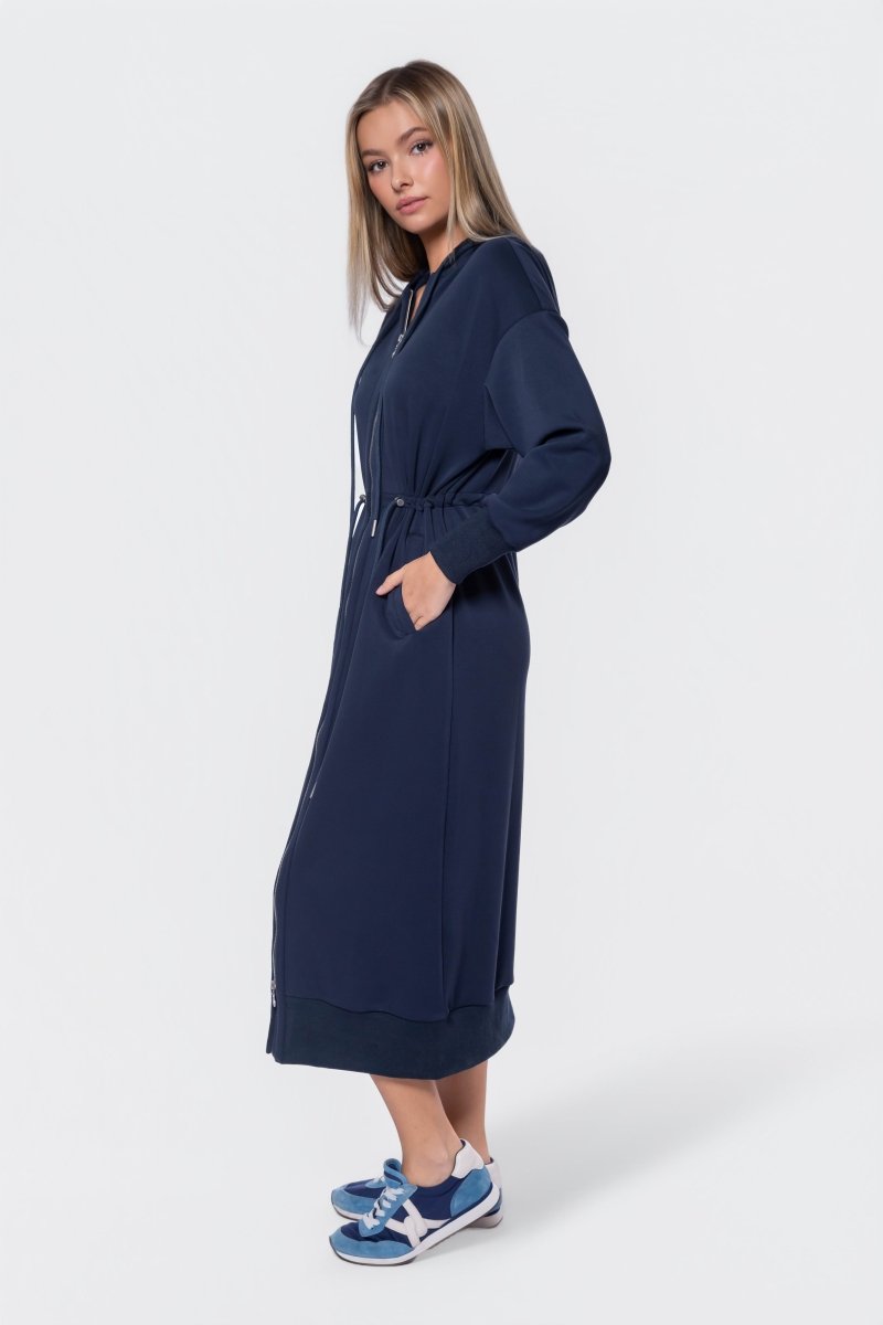 Mina Dress 50" (Navy)