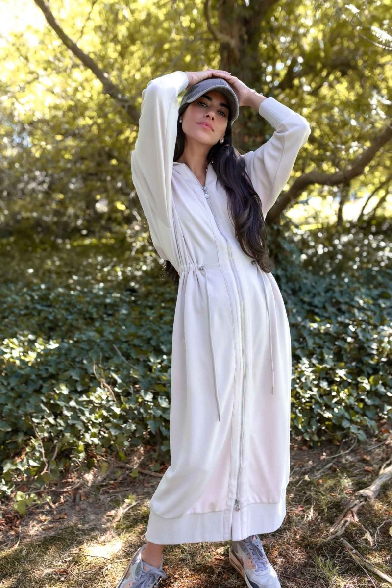 Mina Dress 50" (Stone)