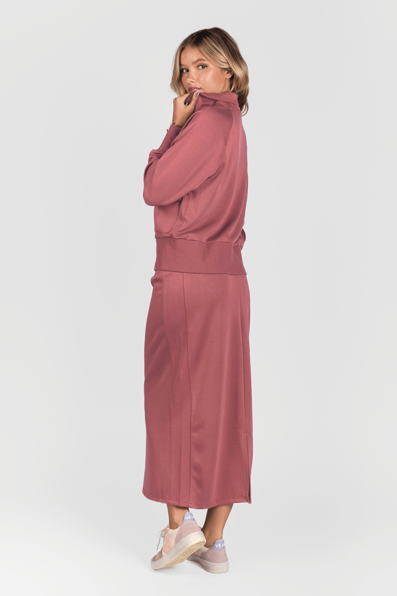 Mina Skirt 35" (Dusty Rose)