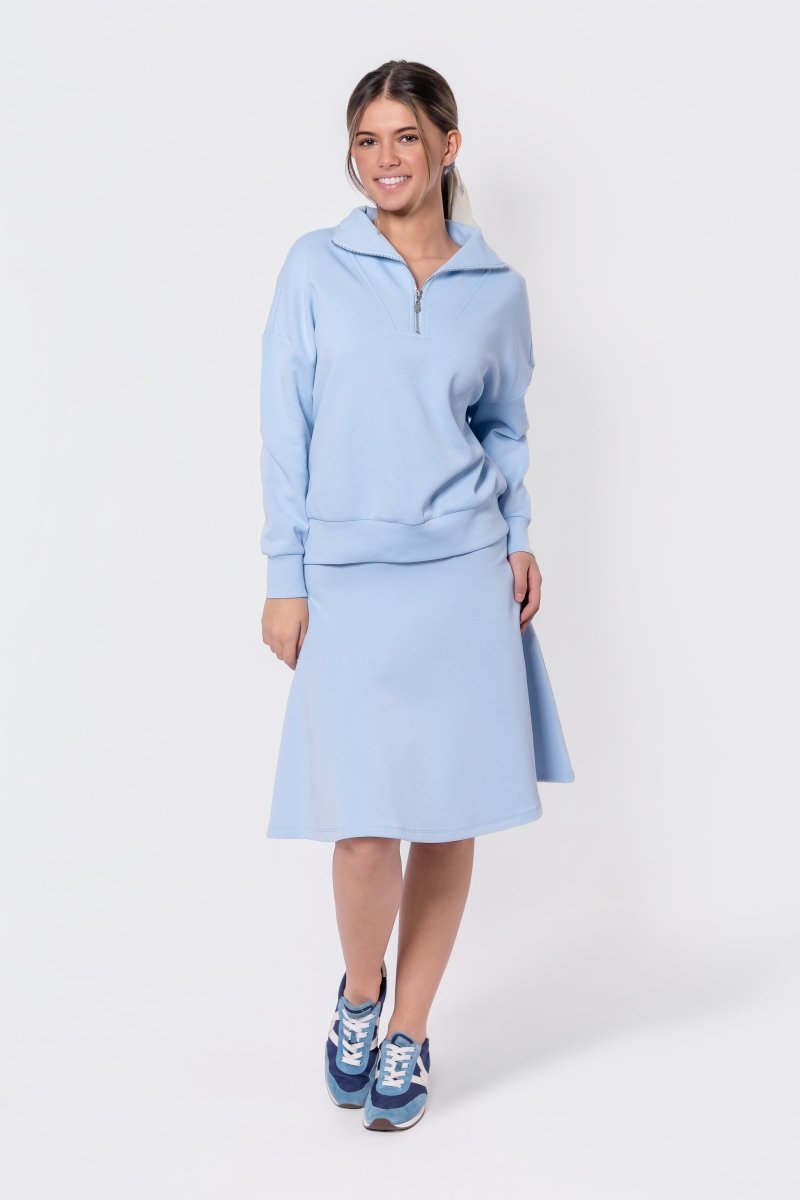 Mina Swing Skirt 23" (Baby Blue)