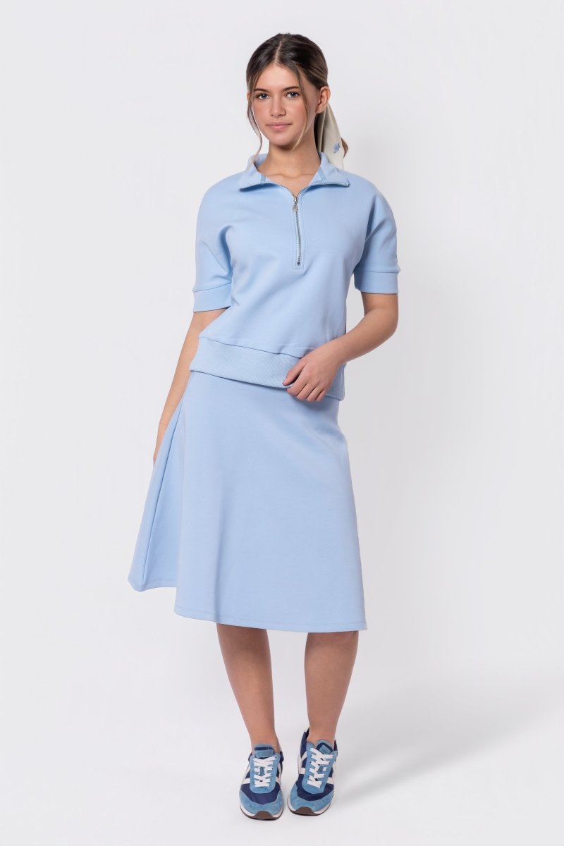 Mina Swing Skirt 26" (Baby Blue)