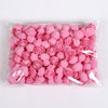 Mini Fake Rose Flower Heads 50/100/200 Pieces Teddy Bear of Roses 3cm Foam Wedding Flowers Accessories Make Bridal Hair Clips Headbands Dress