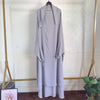 Solid Color Jilbab with Pockets (MJ016)