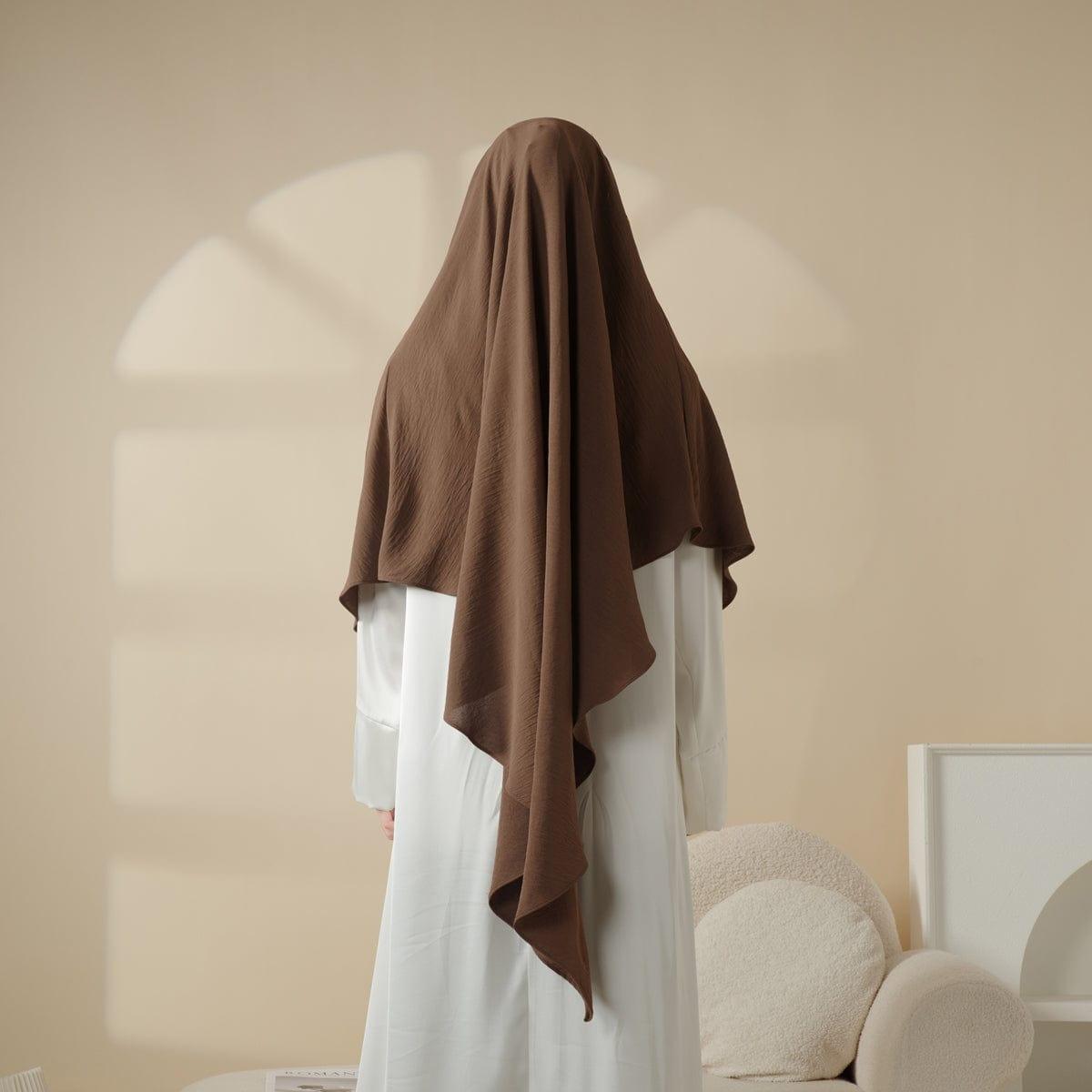 Comfort Crepe One Layer Khimar (MK014)