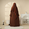 MK015 New Crepe Set Khimar