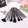 MMU032 entry-level 10 pcs Makeup Brushes Black Set