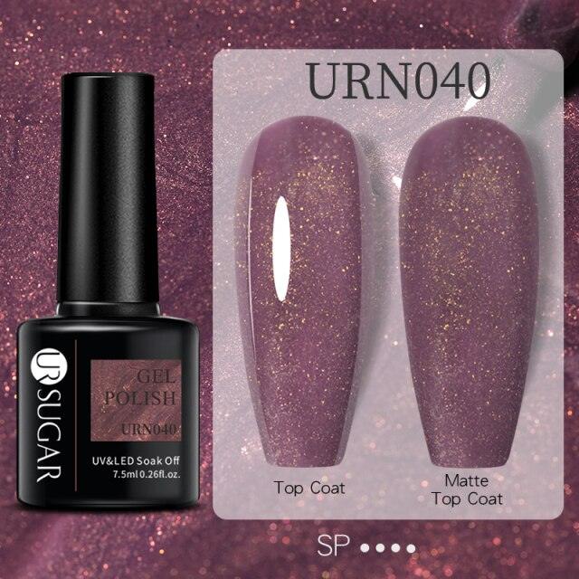 Modern Luxury Autumn Winter Womens Gel Polish Glossy Matte Diamond Effect Long Lasting Nail Art Sequins Design