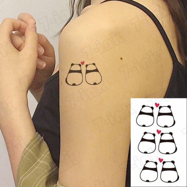 Modern Small Tattoo Sun Moon Heart Waterproof Temporary Tattoos High Quality Design For Womens