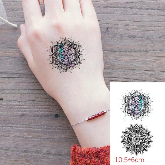 Modern Small Tattoo Sun Moon Heart Waterproof Temporary Tattoos High Quality Design For Womens