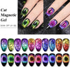 Modern Styllish Elegant 9D Cat Magnetic Nail Gel Polish UV LED  Permanent Elegant Colorful Charming Effect For Womens