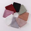 Modest Elegance Silver Crinkle Drape Hijab with Rhinestones (MH155)