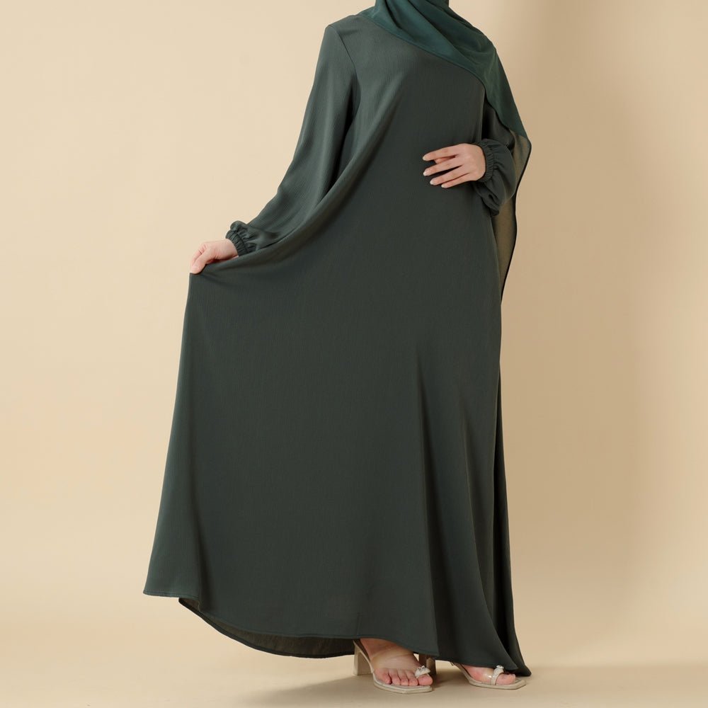 Modest Luxury Premium Nida Abaya | Zoom Umbrella Cut Summer Abaya (MA233)