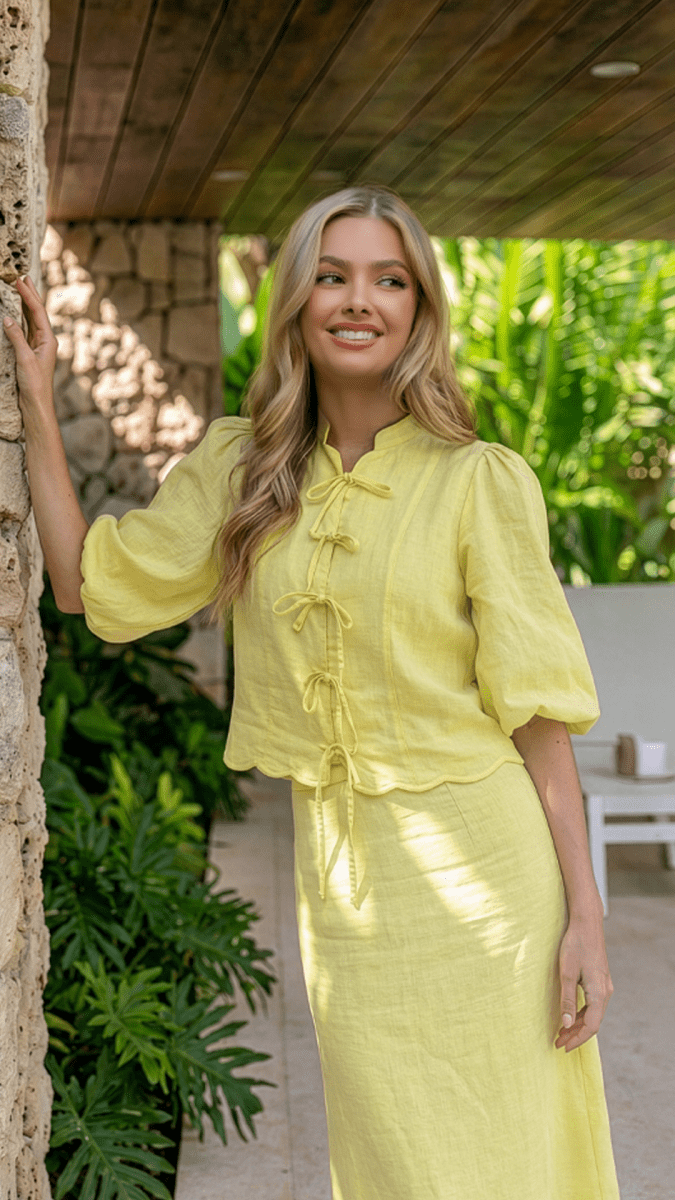 Molly Top (Light Yellow)