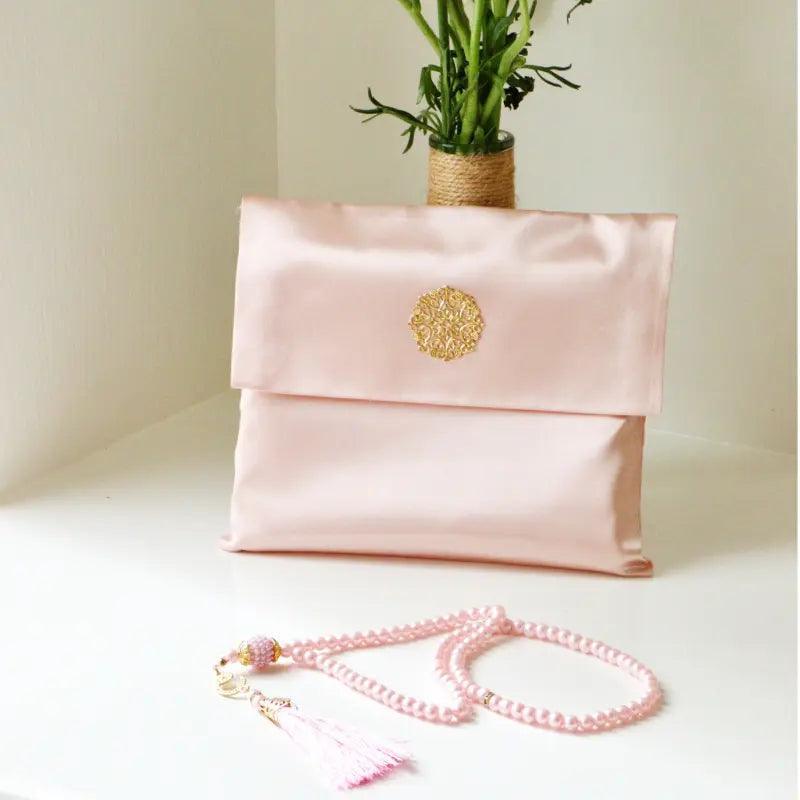 Luxury Prayer Mat and Tasbeeh Set (MR048)