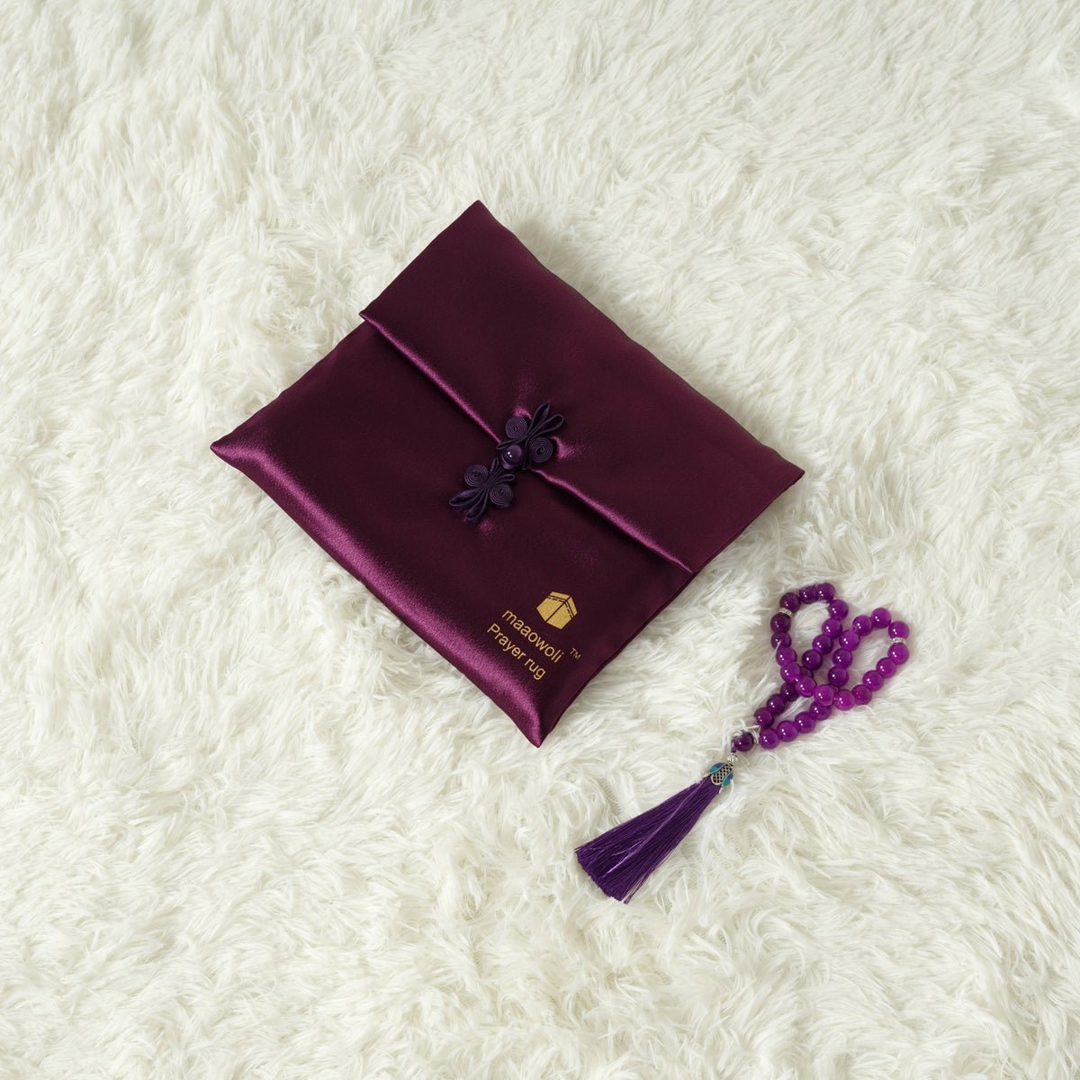 MR065 Eco-Friendly New Luxury Prayer Mat and Tasbeeh Set