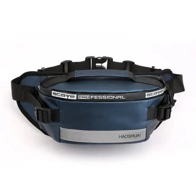 Multifunctional Outdoor Anti-Theft Waist Bag Men Fashionable Waterproof Fanny Pack Adjustable Belt Travel Bag