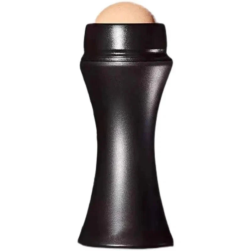 Natural Reusable Oil Resistant Facial Tool Roller Oil Control Rolling Stone Women Makeup Face Skin Care Tool Facial Cleaning Oil Absorption Roller On Ball Suitable for Traveling At Home Or Going Conduct For Facial Massage