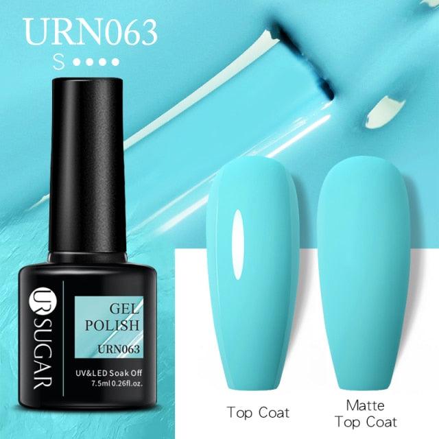 New 2022 Pink Blue Gel Nail Polish UV Color Changing Elegant Luxury Glossy Nail Design For Womens