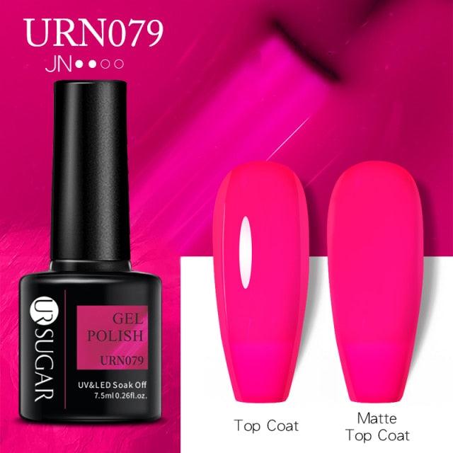 New 2022 Pink Blue Gel Nail Polish UV Color Changing Elegant Luxury Glossy Nail Design For Womens