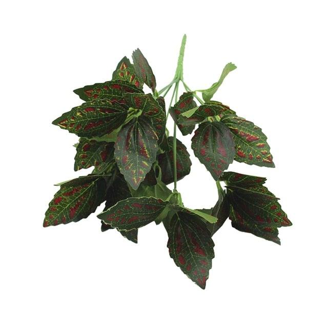 New Artificial Shrubs Boston Fern Grass Fake Green Bushes Indoor Outdoor UV Resistant Indoor Outside For Home Garden Porch Window Décor