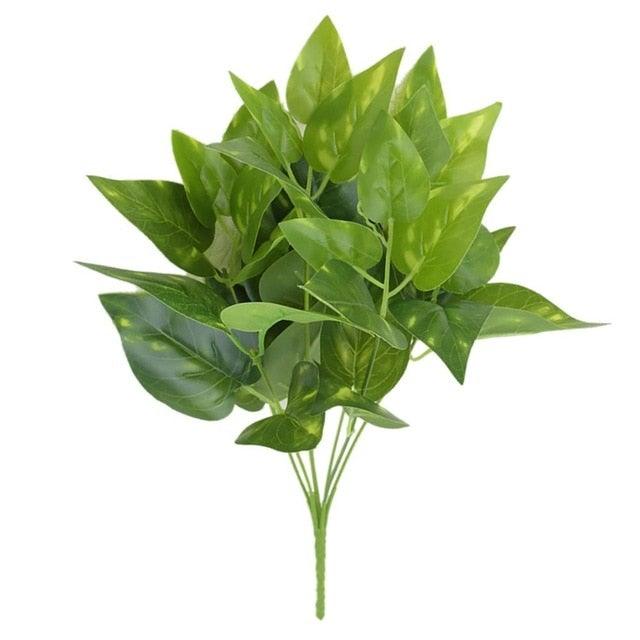 New Artificial Shrubs Boston Fern Grass Fake Green Bushes Indoor Outdoor UV Resistant Indoor Outside For Home Garden Porch Window Décor