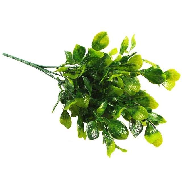 New Artificial Shrubs Boston Fern Grass Fake Green Bushes Indoor Outdoor UV Resistant Indoor Outside For Home Garden Porch Window Décor