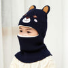 New Baby Girl Winter Hat Warm Bear Skellies Beanies Knitted Cap Kids Balaclava Mask Hats Gorgas Toddler Winter Hat, Baby Winter Hat, Fleece Lined Girls Boys Winter Hat  Kids Winter Hat Scarf Earflap Hood Skull Caps
