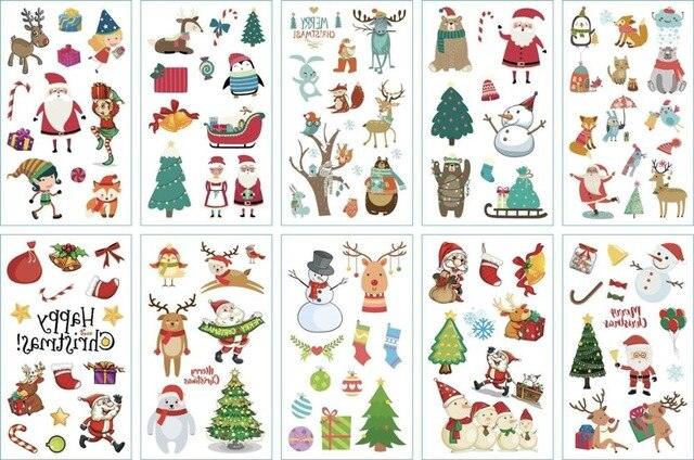 New Children's Sticker Animals Pattern Tattoo Bear Lion Rainbow Luxury Colorful Children Sets