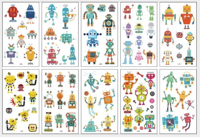 New Children's Sticker Animals Pattern Tattoo Bear Lion Rainbow Luxury Colorful Children Sets