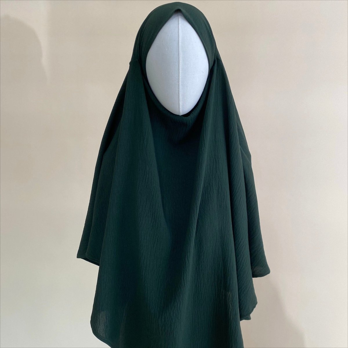 New Crepe 1-Layer Khimar | Soft Crepe Material Khimar (MK009)