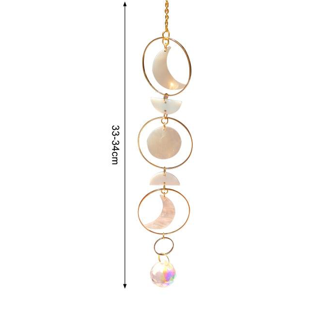 New Crystal Guardian Angel Wing Sun Catcher Angel Crystal Prism Pendant Sun Catcher Windows Outdoor Garden Hanging Decor Gifts Rainbow Collection With Crystal Wind Chimes For Home Garden Hanging Decoration