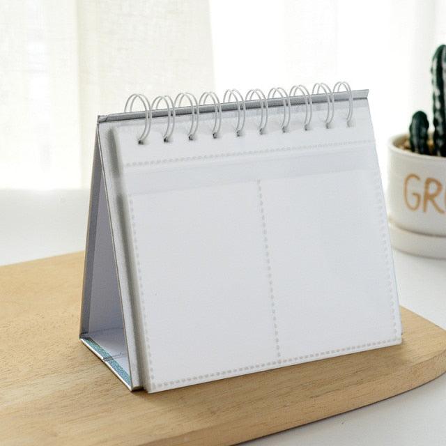 New Desktop Mini  Standing Polaroid Photo Album Scrapbooking Photocards album for cards stamps Photo Frame Instar Tabletop Flip Calendar Photo Album Gifts For Everyone