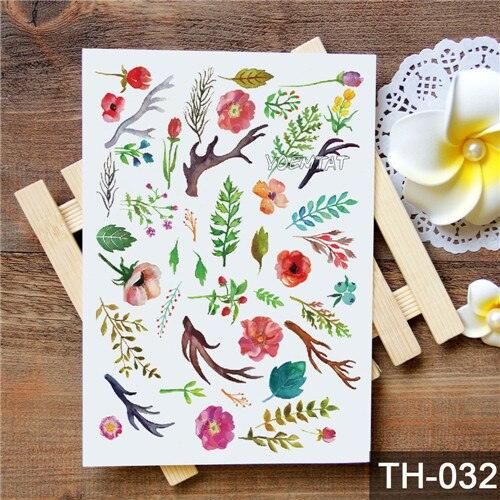 New Different Animals Waterproof Temporary Sticker Tattoo Cute Little Colorful Children Tattoos