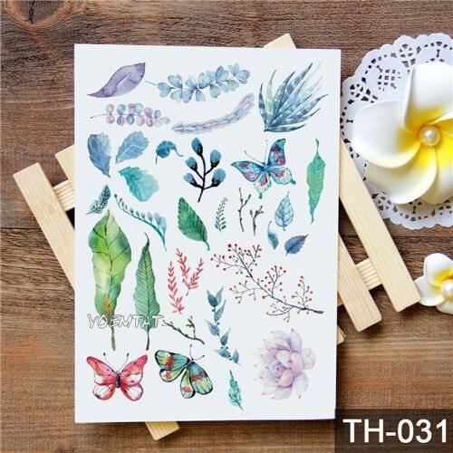 New Different Animals Waterproof Temporary Sticker Tattoo Cute Little Colorful Children Tattoos