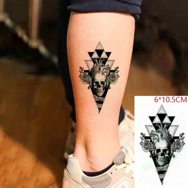 New Different Waterproof Temporary Tattoo Cute Fox Dog Luxury Animal Stickers Tattoo Colorful Modern Design For Adults Kids