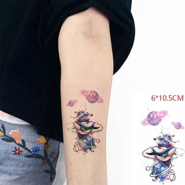 New Different Waterproof Temporary Tattoo Cute Fox Dog Luxury Animal Stickers Tattoo Colorful Modern Design For Adults Kids