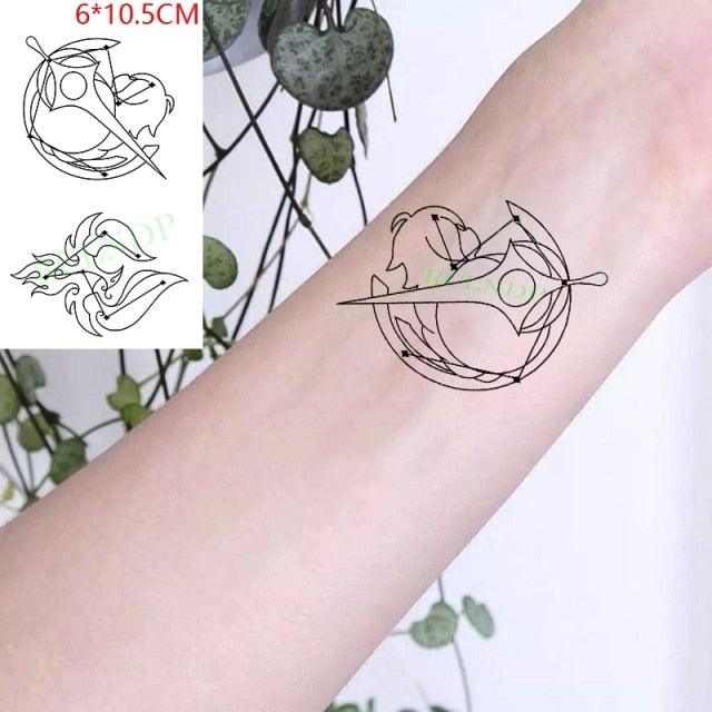 New Different Waterproof Temporary Tattoo Cute Fox Dog Luxury Animal Stickers Tattoo Colorful Modern Design For Adults Kids