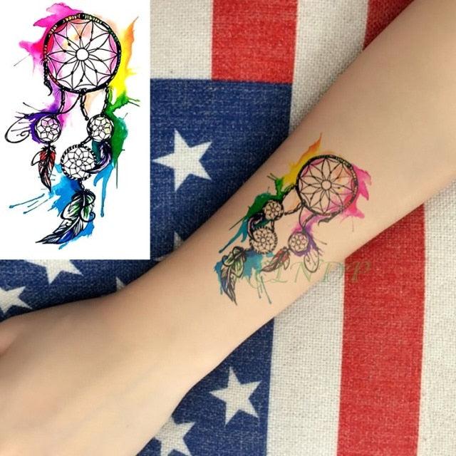 New Different Waterproof Temporary Tattoo Cute Fox Dog Luxury Animal Stickers Tattoo Colorful Modern Design For Adults Kids