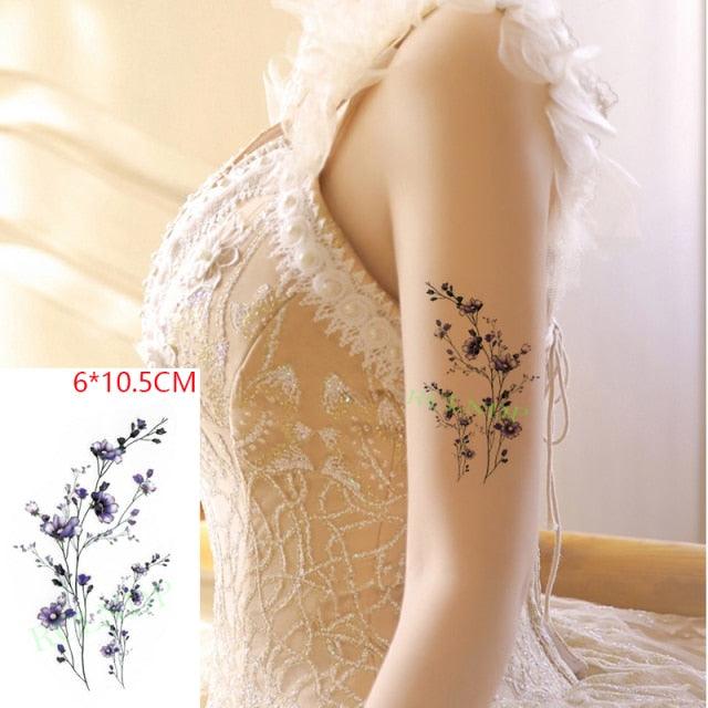New Different Waterproof Temporary Tattoo Cute Fox Dog Luxury Animal Stickers Tattoo Colorful Modern Design For Adults Kids