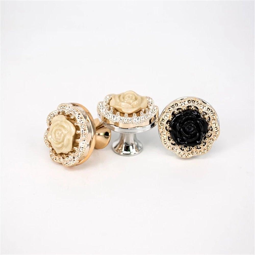 New Door Handles Furniture Handles Coffee Table Handle Cabinets And Drawer Knob Kitchen Furniture Accessories  Cabinet Knobs Flower Drawer Knobs Pull Handles